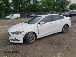 2017 Ford Fusion Titanium с VIN 3FA6P0K95HR181325, выставлен на аукционе Copart как лот 64071345 с пробегом 82 135 миль миль и Списание • Salvage title. История ставок и продаж доступна на DreamBid. Изображение 1.