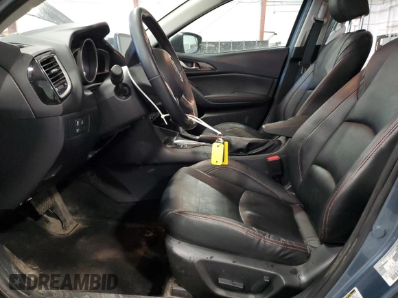 2015 Mazda 3 i Grand Touring with VIN 3MZBM1M72FM201251, listed as a Copart auction lot 51919635 with 79,826 mi miles and Salvage Title. Bid and sale history available at DreamBid. Image 7.