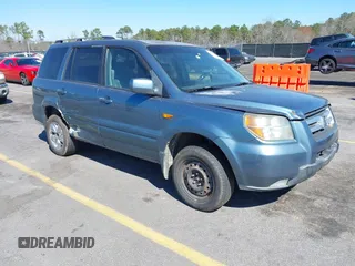 2006 Honda Pilot EX-L with VIN 5FNYF18526B028206, listed as a IAAI auction lot 41696355 with 282,779 mi miles and . Bid and sale history available at carsss.com. Image 1.