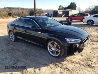 2019 Audi A5 Sportback Premium Plus with VIN WAUENCF59KA027705, listed as a Copart auction lot 40199864 with 12,065 mi miles. Bid and sale history available at carsss.com. Image 4.