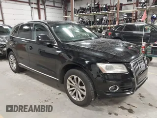 2013 Audi Q5 Premium with VIN WA1CFAFP1DA008107, listed as a IAAI auction lot 40847282 with 168,183 mi miles. Bid and sale history available at carsss.com. Image 1.