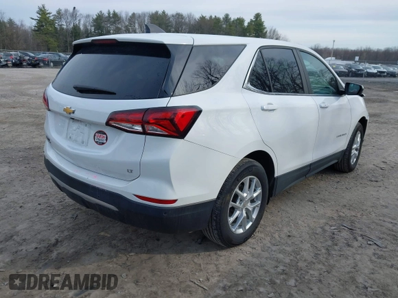 2024 Chevrolet Equinox LT with VIN 3GNAXKEG1RL363819, listed as a IAAI auction lot 41996557 with 19,761 mi miles and . Bid and sale history available at DreamBid. Image 4.