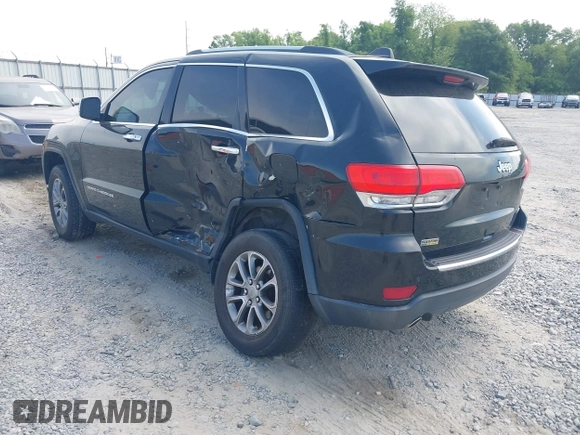 2014 Jeep Grand Cherokee Limited with VIN 1C4RJEBG6EC528840, listed as a IAAI auction lot 42107197 with 186,656 mi miles and . Bid and sale history available at DreamBid. Image 3.