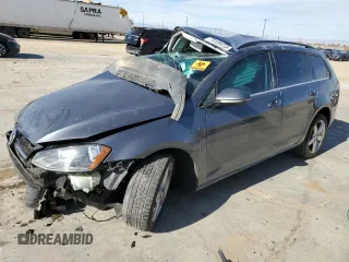 2015 Volkswagen Golf SportWagen TDI S with VIN 3VWCA7AU5FM507953, listed as a Copart auction lot 79109413 with 133,707 mi miles and Salvage Title. Bid and sale history available at carsss.com. Image 1.