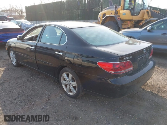 2005 Lexus ES with VIN JTHBA30G655076559, listed as a IAAI auction lot 41771973 with 99,147 mi miles. Bid and sale history available at carsss.com. Image 3.