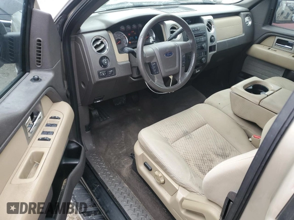 2010 Ford F-150 XL with VIN 1FTFX1CV3AFD17207, listed as a Copart auction lot 44138395 with 122,570 mi miles and Salvage Title. Bid and sale history available at carsss.com. Image 8.