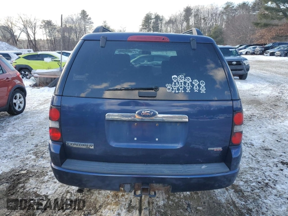 2007 Ford Explorer XLT with VIN 1FMEU73827UB53532, listed as a Copart auction lot 42154955 with 146,050 mi miles and Clean Title. Bid and sale history available at carsss.com. Image 6.