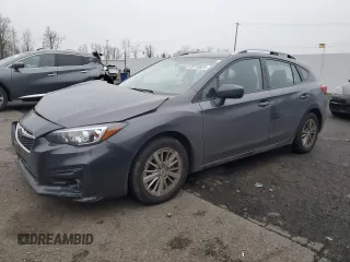 2018 Subaru Impreza Premium z VIN 4S3GTAD6XJ3748930, wystawiony jako Copart lot #88153825 z przebiegiem 119 686 mil mil oraz Szkoda całkowita • Salvage title. Historia ofert i sprzedaży dostępna na DreamBid. Obrazek 1.