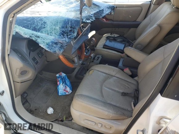 2001 Lexus RX 300 with VIN JTJGF10U910098773, listed as a Copart auction lot 75942804 with 207,210 mi miles and Salvage Title. Bid and sale history available at carsss.com. Image 7.
