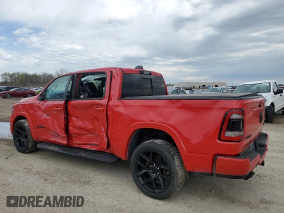 2021 Ram 1500 Laramie z VIN 1C6SRFJT5MN559666, wystawiony jako Copart lot #53946785 z przebiegiem 42 177 mil mil oraz Szkoda całkowita • Salvage title. Historia ofert i sprzedaży dostępna na DreamBid. Obrazek 2.