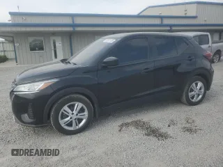 2022 Nissan Kicks S z VIN 3N1CP5BV7NL527397, wystawiony jako Copart lot #53581035 z przebiegiem 39 471 mil mil oraz Szkoda całkowita • Salvage title. Historia ofert i sprzedaży dostępna na DreamBid. Obrazek 1.