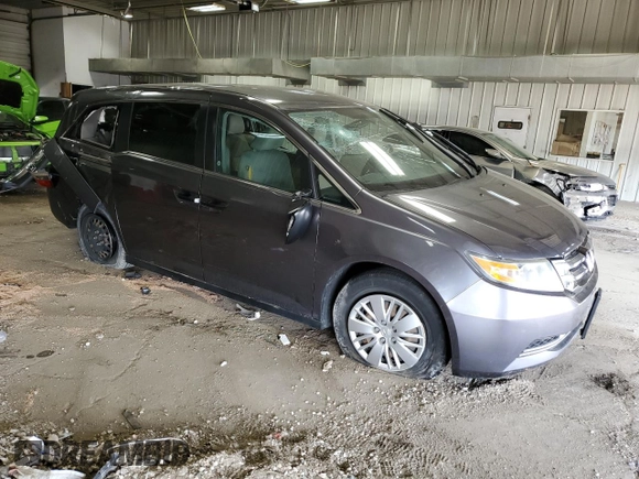 2015 Honda Odyssey LX с VIN 5FNRL5H25FB123692, выставлен на аукционе Copart как лот 57319855 с пробегом Не указан миль и На запчасти • Non repairable. История ставок и продаж доступна на DreamBid. Изображение 4.