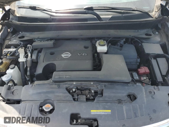 2016 Nissan Pathfinder Platinum with VIN 5N1AR2MN1GC664369, listed as a Copart auction lot 57690535 with 103,916 mi miles and Salvage title. Bid and sale history available at DreamBid. Image 11.