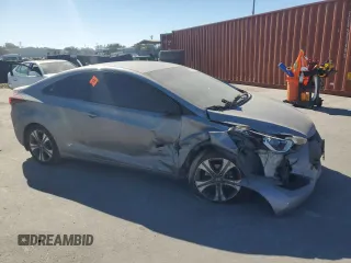 2014 Hyundai Elantra Coupe with VIN KMHDH6AH0EU029186, listed as a Copart auction lot 82584754 with 0 mi miles and Salvage Title. Bid and sale history available at carsss.com. Image 4.