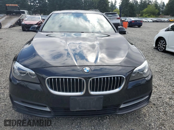 2014 BMW 5 Series 535i xDrive with VIN WBA5B3C52ED536678, listed as a Copart auction lot 61606815 with 53,412 mi miles and Salvage title. Bid and sale history available at DreamBid. Image 5.