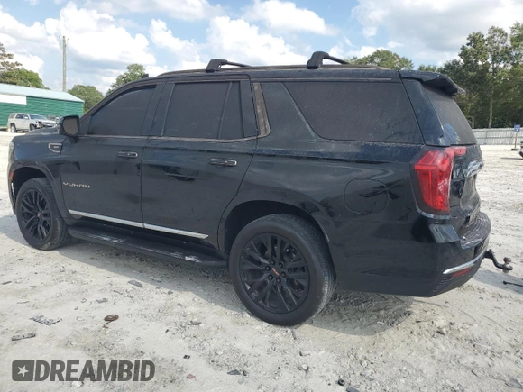 2021 GMC Yukon SLT with VIN 1GKS1BKD1MR436086, listed as a Copart auction lot 68531164 with 29,620 mi miles and Salvage Title. Bid and sale history available at carsss.com. Image 2.