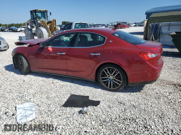 2015 Maserati Ghibli S Q4 with VIN ZAM57RTAXF1138699, listed as a Copart auction lot 71731203 with 77,162 mi miles. Bid and sale history available at carsss.com. Image 2.