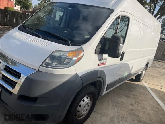 2018 Ram ProMaster Cargo with VIN 3C6URVJG1JE152322, listed as a Copart auction lot 44421785 with 179,000 mi miles and Clean Title. Bid and sale history available at carsss.com. Image 2.