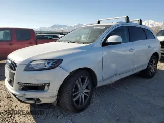 2014 Audi Q7 Premium Plus with VIN WA1LMAFEXED006523, listed as a Copart auction lot 42935455 with 147,272 mi miles and Salvage title. Bid and sale history available at DreamBid. Image 1.