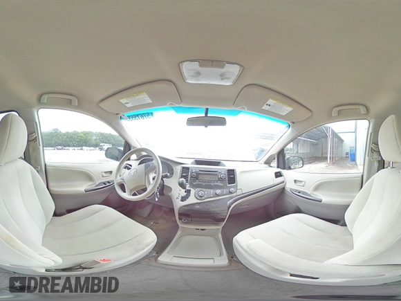 2014 Toyota Sienna L with VIN 5TDZK3DC3ES499663, listed as a Copart auction lot 57615535 with 201,561 mi miles and Salvage title. Bid and sale history available at DreamBid. Image 15.