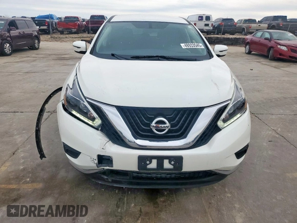 2018 Nissan Murano S with VIN 5N1AZ2MG6JN179643, listed as a Copart auction lot 48933545 with 123,739 mi miles and Salvage Title. Bid and sale history available at DreamBid. Image 5.