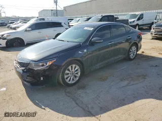 2018 Kia Optima EX with VIN 5XXGU4L30JG227298, listed as a Copart auction lot 47497265 with 126,706 mi miles and Salvage Title. Bid and sale history available at carsss.com. Image 1.