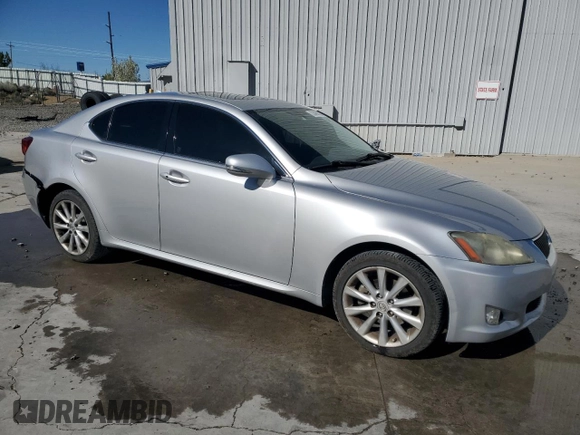 2009 Lexus IS 250 z VIN JTHCK262595030377, wystawiony jako Copart lot #53465685 z przebiegiem 130 757 mil mil oraz Szkoda całkowita • Salvage title. Historia ofert i sprzedaży dostępna na DreamBid. Obrazek 4.
