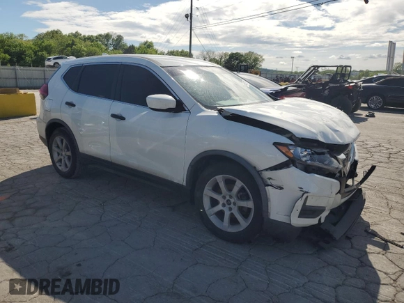 2017 Nissan Rogue S with VIN KNMAT2MT7HP613604, listed as a Copart auction lot 54550795 with 111,808 mi miles and Salvage Title. Bid and sale history available at DreamBid. Image 4.
