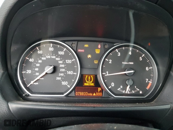 2008 BMW 1 Series 128i с VIN WBAUL73568VE88989, выставлен на аукционе Copart как лот 52004715 с пробегом 78 833 миль миль и Списание • Salvage title. История ставок и продаж доступна на DreamBid. Изображение 9.