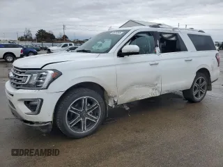 2021 Ford Expedition Max Limited with VIN 1FMJK2AT2MEA77220, listed as a Copart auction lot 43075265 with 68,727 mi miles and Salvage Title. Bid and sale history available at DreamBid. Image 1.