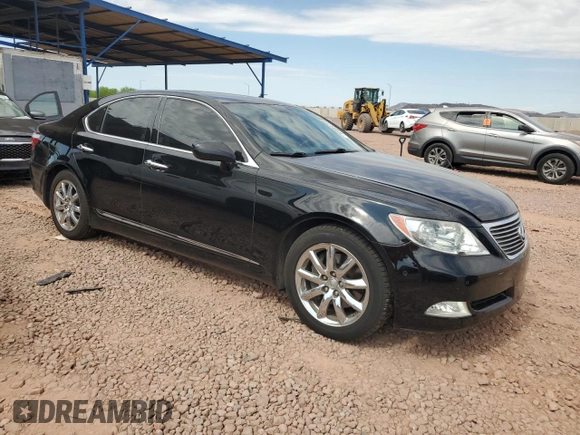 2007 Lexus LS 460 with VIN JTHBL46F475046445, listed as a Copart auction lot 64884705 with 209,036 mi miles and Clean title. Bid and sale history available at DreamBid. Image 4.