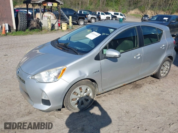 2012 Toyota Prius One with VIN JTDKDTB30C1517609, listed as a IAAI auction lot 42211418 with Not Provided miles and . Bid and sale history available at DreamBid. Image 2.