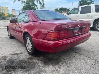 1998 Mercedes-Benz SL-Class with VIN WDBFA67F5WF168595, listed as a Copart auction lot 88748735 with 112,751 mi miles and Clean Title. Bid and sale history available at carsss.com. Image 3.