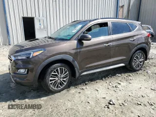 2020 Hyundai Tucson Ultimate with VIN KM8J3CAL1LU158457, listed as a Copart auction lot 54148205 with 119,486 mi miles and Clean title. Bid and sale history available at DreamBid. Image 1.