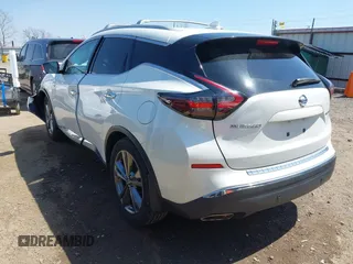 2019 Nissan Murano S with VIN 5N1AZ2MJ2KN133403, listed as a IAAI auction lot 41995731 with 61,512 mi miles and . Bid and sale history available at DreamBid. Image 3.