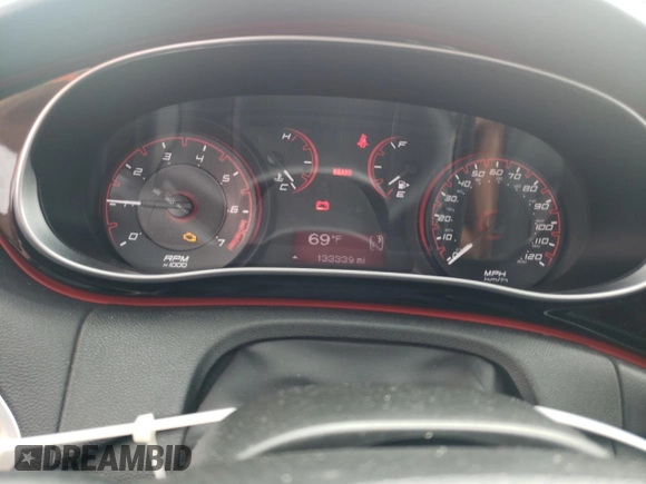 2015 Dodge Dart SXT with VIN 1C3CDFBB3FD242726, listed as a Copart auction lot 62867095 with 133,339 mi miles and Salvage title. Bid and sale history available at DreamBid. Image 9.