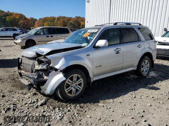 2008 Mercury Mariner Premier with VIN 4M2CU97198KJ36271, listed as a Copart auction lot 76657544 with 205,076 mi miles and Salvage Title. Bid and sale history available at carsss.com. Image 1.