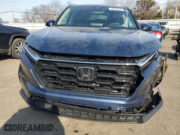 2024 Honda CR-V EX-L with VIN 5J6RS4H74RL005007, listed as a Copart auction lot 48705455 with 11,042 mi miles and Salvage Title. Bid and sale history available at carsss.com. Image 5.