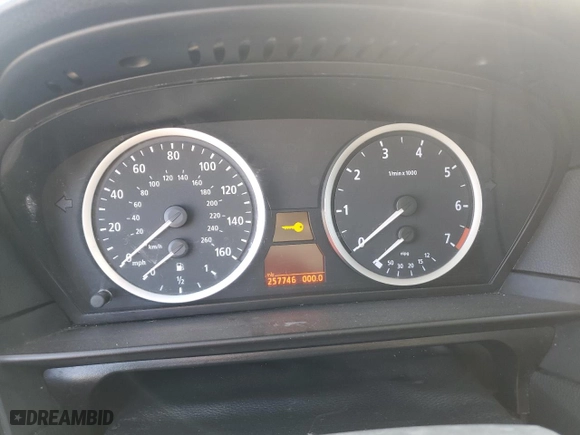 2004 BMW 5 Series 525i with VIN WBANA53594B174244, listed as a Copart auction lot 72442674 with 257,746 mi miles and Salvage Title. Bid and sale history available at carsss.com. Image 9.