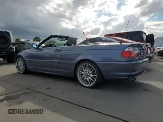 2003 BMW 3 Series 330Ci with VIN WBABS53443JU98486, listed as a Copart auction lot 75103384 with 0 mi miles and Salvage Title. Bid and sale history available at carsss.com. Image 2.