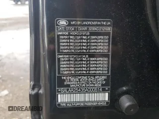 2005 Land Rover LR3 SE z VIN SALAA25435A000514, wystawiony jako Copart lot #78617434 z przebiegiem 150 663 mil mil oraz Czysty tytuł • Clean title. Historia ofert i sprzedaży dostępna na DreamBid. Obrazek 13.