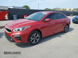 2019 Kia Forte LXS with VIN 3KPF24AD8KE059367, listed as a Copart auction lot 56214465 with 63,190 mi miles and Salvage title. Bid and sale history available at DreamBid. Image 1.