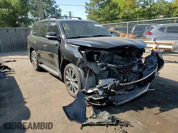 2020 Lexus LX 570 with VIN JTJDY7AX0L4315342, listed as a Copart auction lot 70881694 with 65,917 mi miles and Salvage title. Bid and sale history available at DreamBid. Image 11.