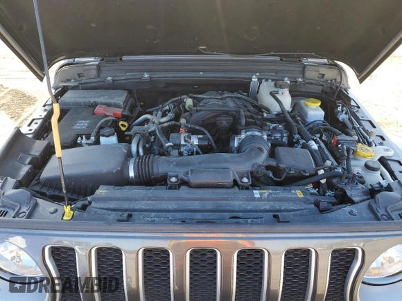 2023 Jeep Wrangler Sahara with VIN 1C4HJXEG5PW632336, listed as a Copart auction lot 54226405 with 23,735 mi miles and Salvage title. Bid and sale history available at DreamBid. Image 11.