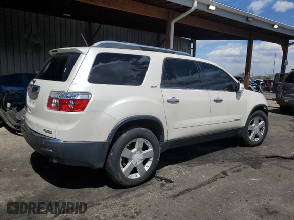 2008 GMC Acadia SLT2 с VIN 1GKEV33738J254569, выставлен на аукционе Copart как лот 54218605 с пробегом 206 326 миль миль и Чистый • Clean title. История ставок и продаж доступна на DreamBid. Изображение 3.