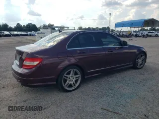 2009 Mercedes-Benz C 300 Sport with VIN WDDGF54X39R053551, listed as a Copart auction lot 62037465 with 175,372 mi miles and Salvage title. Bid and sale history available at DreamBid. Image 3.