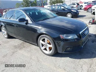 2012 Audi A4 2.0T Premium with VIN WAUAFAFL4CN004714, listed as a IAAI auction lot 41657987 with 111,403 mi miles. Bid and sale history available at carsss.com. Image 1.