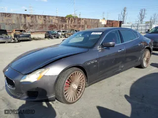 2015 Maserati Quattroporte S Q4 with VIN ZAM56RRA7F1153980, listed as a Copart auction lot 42507614 with 38,424 mi miles. Bid and sale history available at carsss.com. Image 1.
