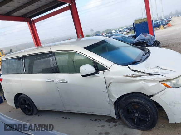 2014 Nissan Quest S with VIN JN8AE2KP4E9105188, listed as a IAAI auction lot 41691761 with 178,057 mi miles. Bid and sale history available at carsss.com. Image 13.
