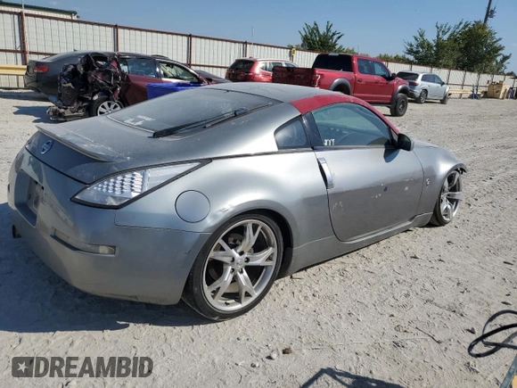 2005 Nissan 350Z Touring with VIN JN1AZ34E05M650807, listed as a Copart auction lot 73544894 with 149,085 mi miles and Salvage Title. Bid and sale history available at DreamBid. Image 3.